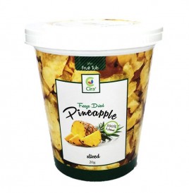 Cira Freeze Dried Pineapple Sliced  Tub  20 grams